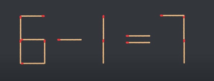 Thử tài IQ: Di chuyển hai que diêm để 0+7=6 thành phép tính đúng - Ảnh 4.