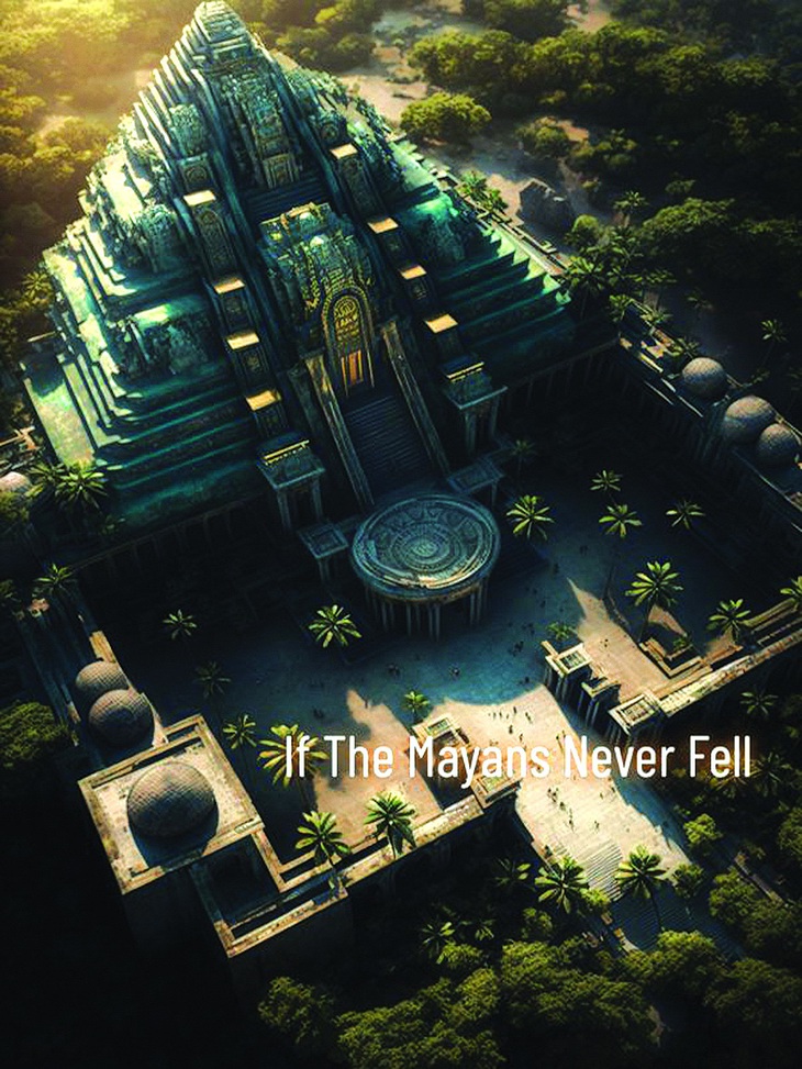 Một hình dung lịch sử "nếu đế chế Maya không sụp đổ". Ảnh: @what_if.ai