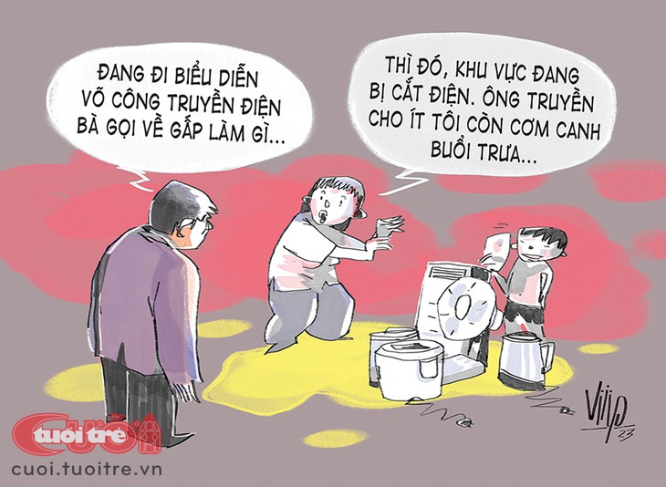 Võ sư thời cúp điện luân phiên - Ảnh 1.