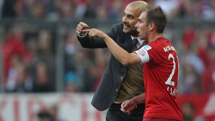 Philipp Lahm và Guardiola