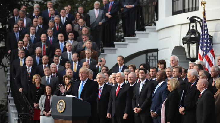 Ông Trump vẫn còn ảnh hưởng rất lớn với phe Cộng hòa. Ảnh: The Atlantic