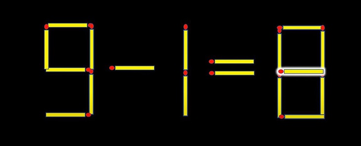 Di chuyển một que diêm để 1+1=8 thành phép tính đúng - Ảnh 6.
