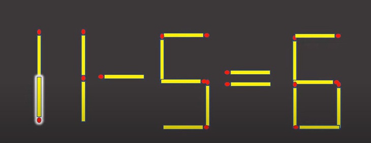 Thử tài IQ với bài toán di chuyển que diêm tìm phép tính đúng (P3) - Ảnh 9.