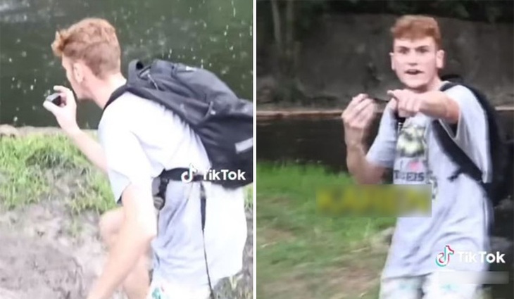 Vào chuồng cá sấu quay clip câu view, ai ngờ ngồi tù - Ảnh 1.