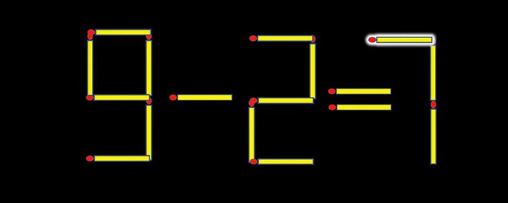 Thử tài IQ với bài toán di chuyển que diêm tìm phép tính đúng (P6) - Ảnh 9.