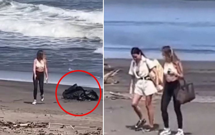 Dọn rác trên biển để quay clip "sống ảo"