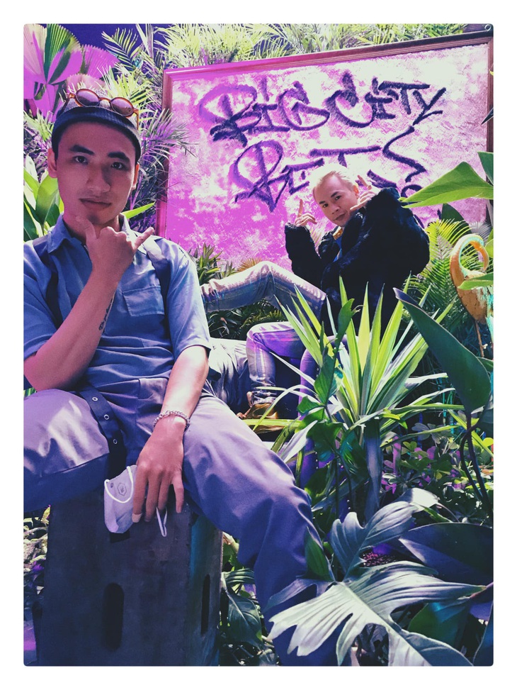 Thoc và Binz khi quay MV Bigcityboi