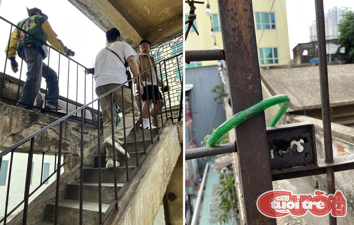 Nhiều bạn trẻ tìm đến để được "chill" đành thất vọng quay trở xuống khi khu vực này đã đóng lại.