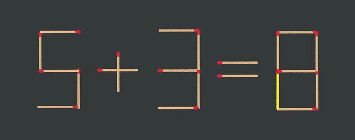 Thử tài IQ: Di chuyển một que diêm để phép tính 9-5=9-1 thành đúng - Ảnh 1.