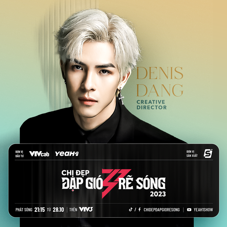 Denis Đặng khẳng định không áp lực khi làm giám đốc sáng tạo cho chương trình, đồng thời dùng hết tình yêu và tâm huyết để hỗ trợ các "Chị Đẹp".