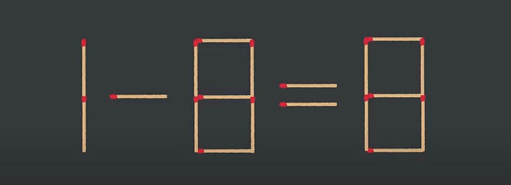 Thử tài IQ: Di chuyển một que diêm để 7+1=-8 thành phép tính đúng - Ảnh 7.