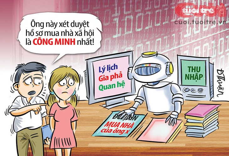 Cách xét duyệt hồ sơ mua nhà ở xã hội công bằng nhất - Tranh: Đức Thuận 