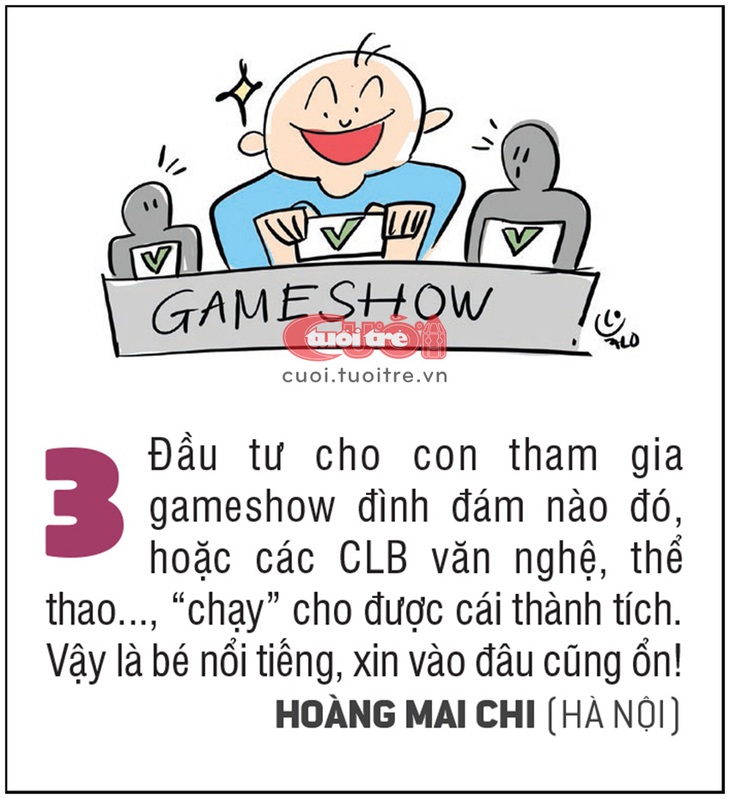 Nếu   bé nổi tiếng, xin vào đâu cũng ổn!