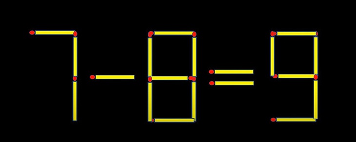 Thử tài IQ: Di chuyển một que diêm để 8+9=1 thành phép tính đúng - Ảnh 7.