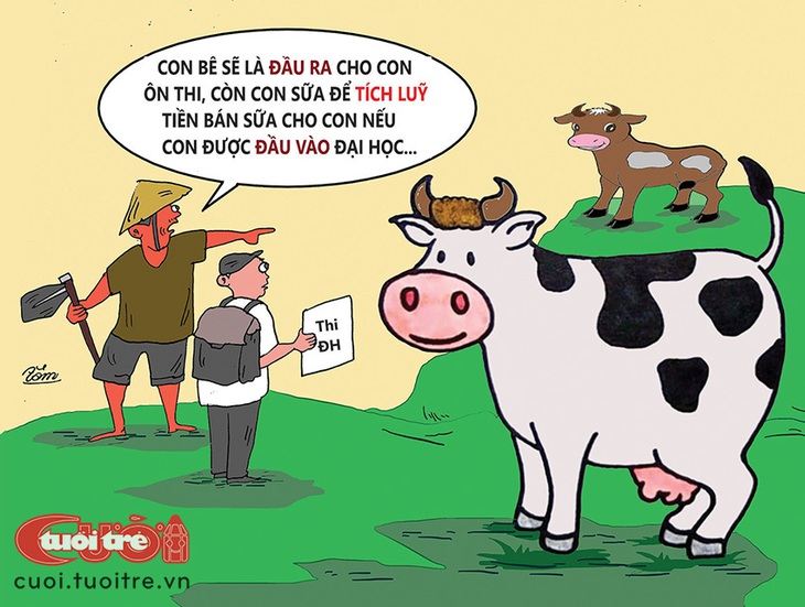 Và nỗi lo sau&nbsp;mùa thi&nbsp;- Tranh: Bùi Thanh Tâm