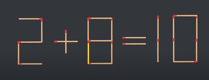 Thử tài IQ: Di chuyển một que diêm để phép tính 2+9=18 thành đúng - Ảnh 1.