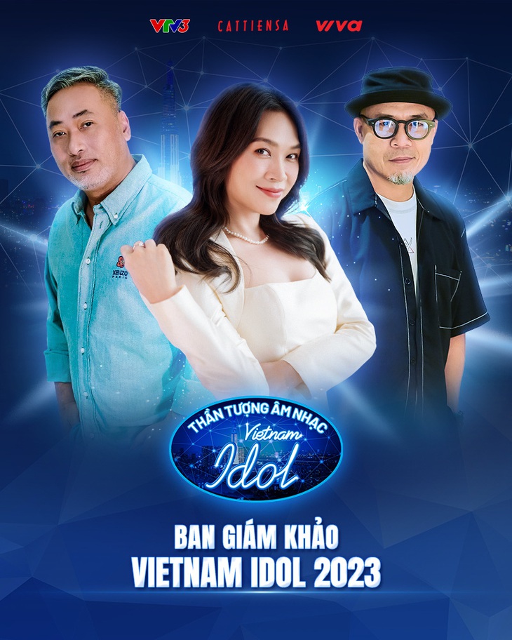 Bộ ba quyền lực "cầm trịch" Vietnam Idol mùa 8 lộ diện: nhạc sĩ Huy Tuấn, ca sĩ Mỹ Tâm và giám khảo Nguyễn Quang Dũng