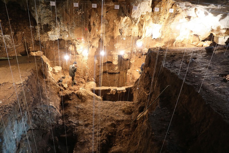 Bên trong hang Tam Pà Ling. Ảnh: Kira Westaway/Đại học Macquarie