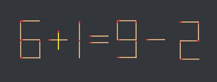 Thử tài IQ: Di chuyển một que diêm để 2x6=3+1 thành phép tính đúng - Ảnh 1.