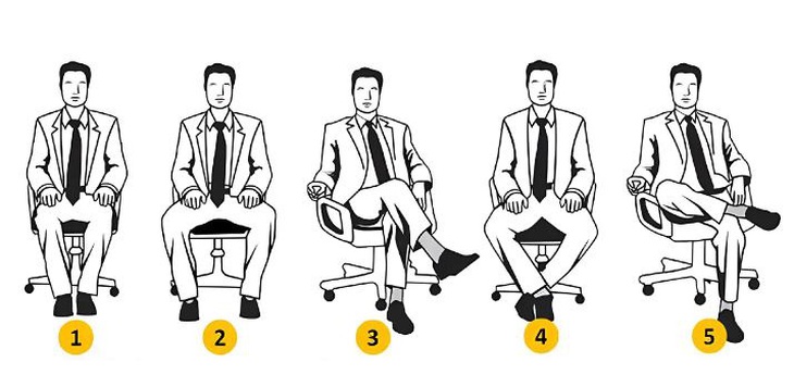 Tư thế ngồi bộc lộc phẩm chất của bạn - Ảnh 1.