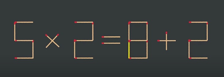 Thử tài IQ: Di chuyển một que diêm để 9x2=9+2 thành phép tính đúng - Ảnh 1.