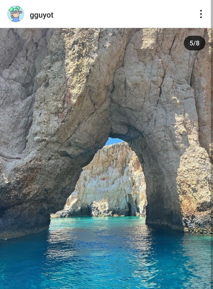 Chị dâu của Frédéric Arnault cũng chia sẻ loạt ảnh cùng địa điểm mà Lisa nghỉ dưỡng