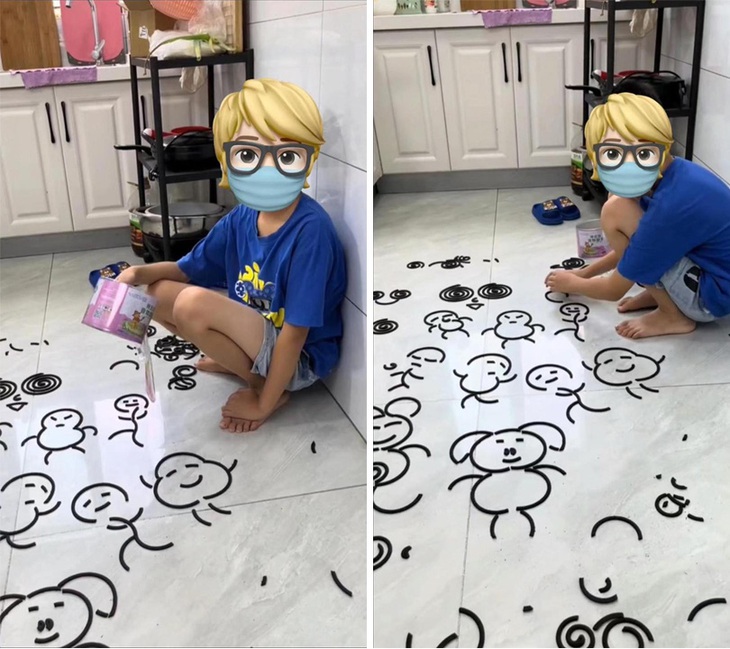 Có những thứ "để xa tầm tay trẻ em" lại trở thành một điều gì đó rất đáng yêu.