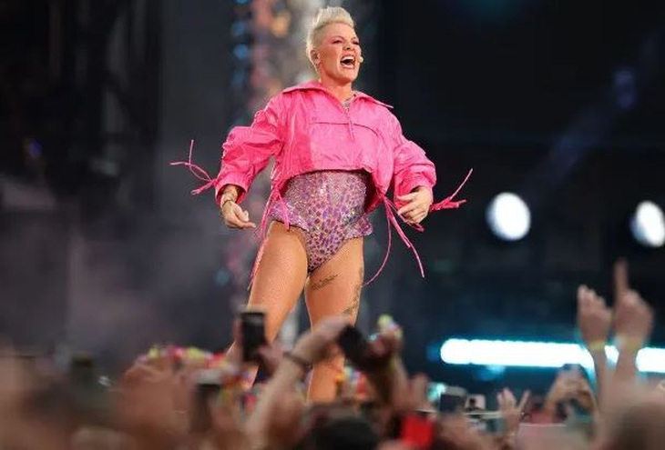 Concert "So What" của Pink diễn ra hôm 1-8 vừa qua.