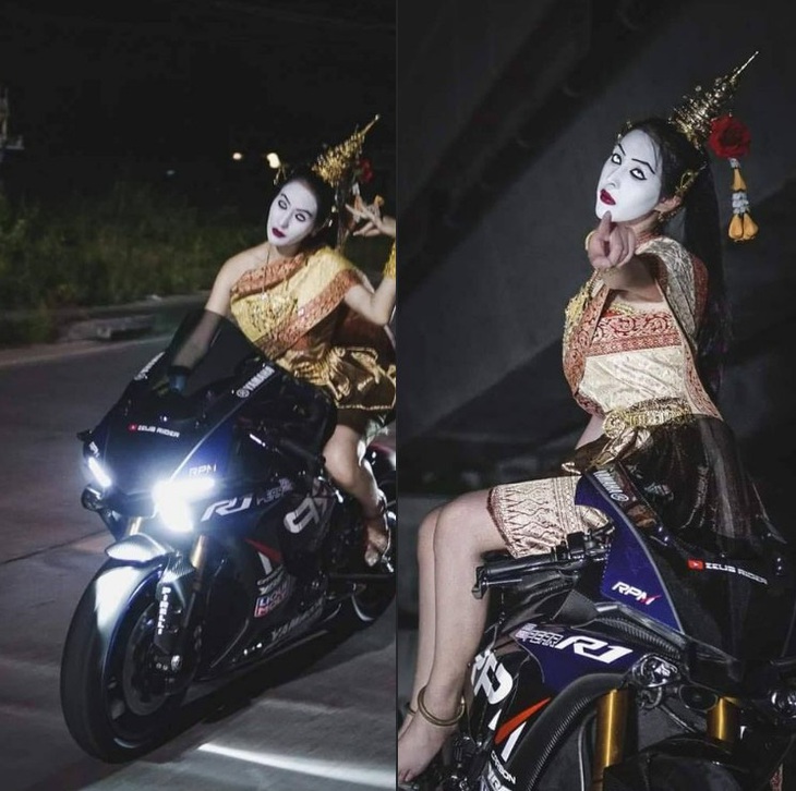 Ra đường "tháng cô hồn" kiểu...