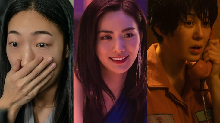 Nhân vật Kim Momi ba giai đoạn khác nhau.