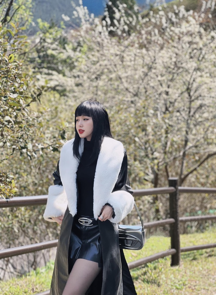 Nhan sắc ở tuổi 34 của Tâm Tít dường như không có sự biến đổi nào so với thời đôi mươi