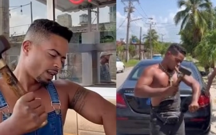 Tự đập búa vào cơ thể 1.000 lần/ngày để 