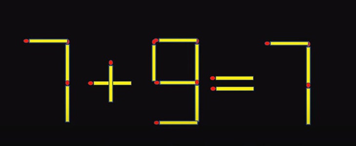 Thử tài IQ: Di chuyển một que diêm để 9-1=1-0 thành phép tính đúng - Ảnh 4.