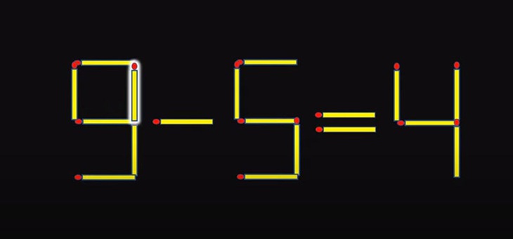 Thử tài IQ: Di chuyển một que diêm để 8-9=7-6 thành phép tính đúng - Ảnh 1.