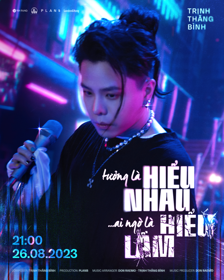 Trịnh Thăng Bình tung poster MV Tưởng là hiểu nhau... ai ngờ là hiểu lầm&nbsp;với diện mạo mới lạ.