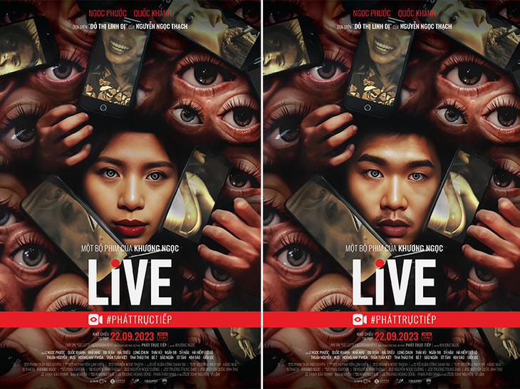 Ngọc Phước và Quốc Khánh là hai nhân vật đại diện khi lên phim.