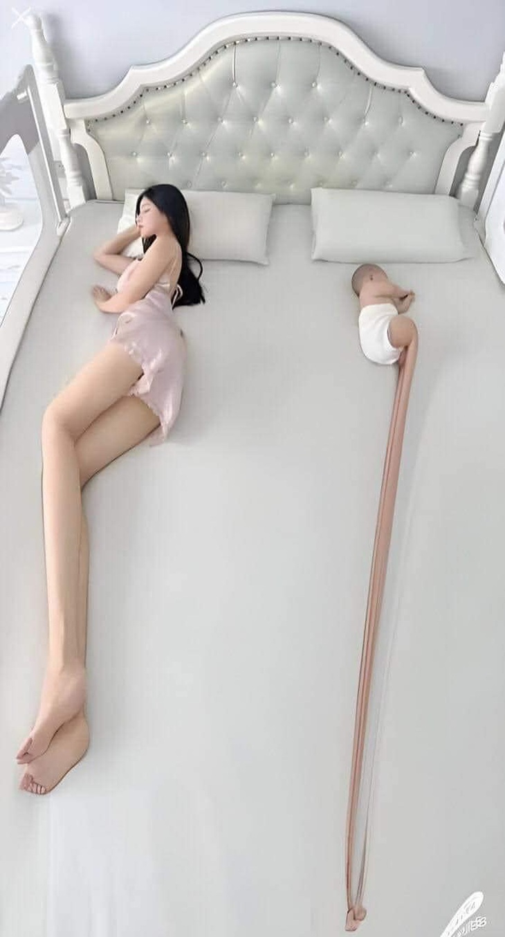 Chỉ cần mẹ đẹp là được, con sẵn sàng "hy sinh".