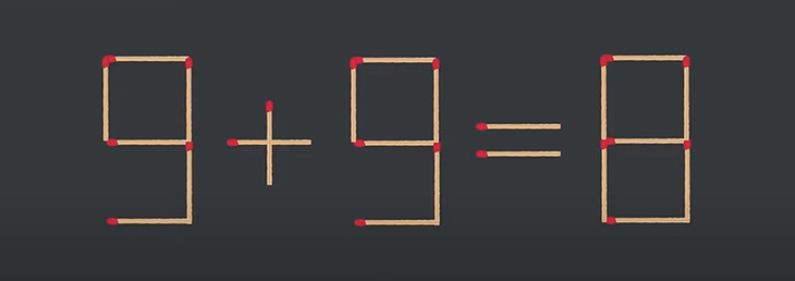 Thử tài IQ: Di chuyển một que diêm để 9+5=9+2 thành phép tính đúng - Ảnh 7.