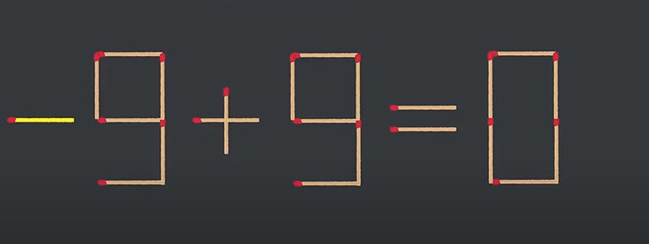 Thử tài IQ: Di chuyển một que diêm để 9+5=9+2 thành phép tính đúng - Ảnh 1.