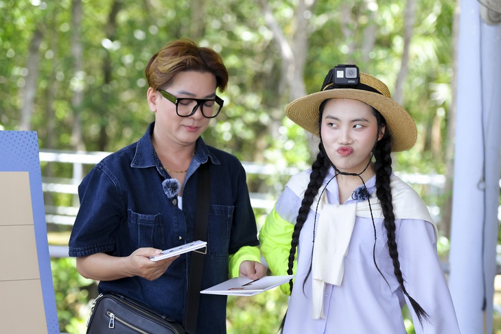 Đội Vũ Hà - Phương Mỹ Chi muốn "chơi chiêu" nhưng không thành công.