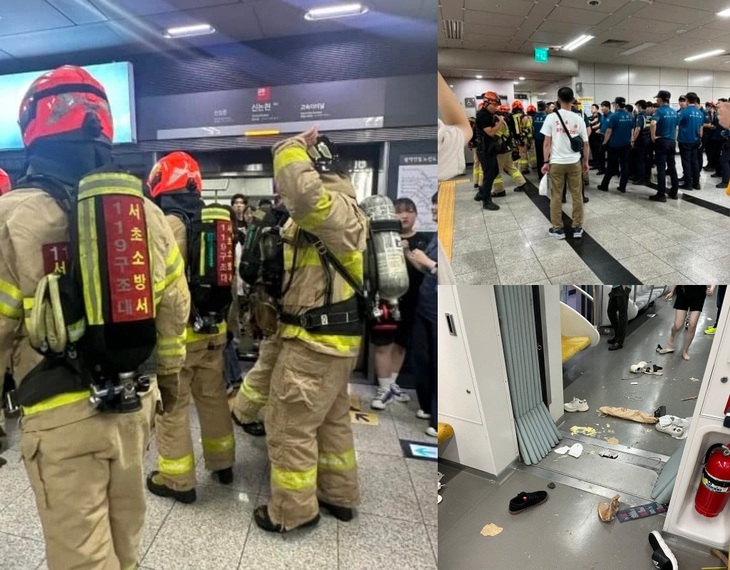 Cảnh tượng hỗn loạn trên tàu điện ngầm mà Suga bị réo tên