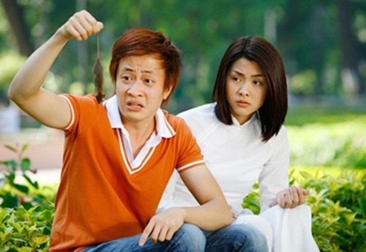 Hình ảnh Trúc và Bảo Nam do Tăng Thanh Hà và Lương Mạnh Hải thể hiện