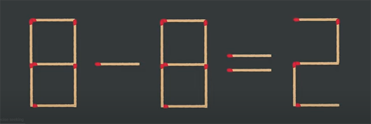 Thử tài IQ: Di chuyển một que diêm để 4-3=8-1 thành phép tính đúng - Ảnh 4.