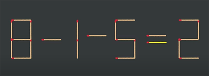 Thử tài IQ: Di chuyển một que diêm để 1+9=5+7 thành phép tính đúng - Ảnh 1.