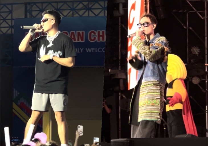 Masew "đóng hộp" Double2T và 24K.Right tặng khán giả đại nhạc hội Happy Bee 