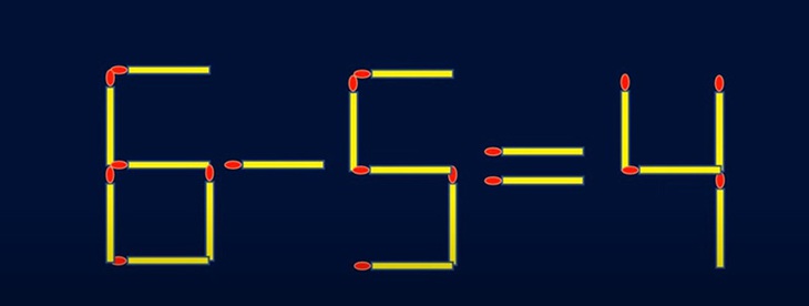 Thử tài IQ: Di chuyển một que diêm để 9-2=9-4 thành phép tính đúng - Ảnh 7.