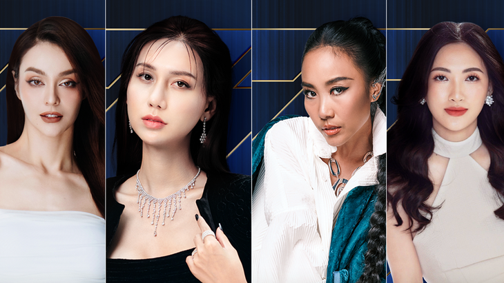 MLee, Lynk Lee, Đoan Trang, Nguyên Hà (từ trái sang) là những "chị đẹp" tiếp theo được hé lộ danh tính trong Chị đẹp đạp gió rẽ sóng 2023.