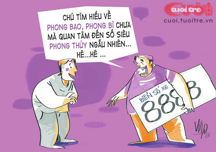 Biển số đẹp thời "giao dịch gầm bàn" - Tranh: Viiip 
