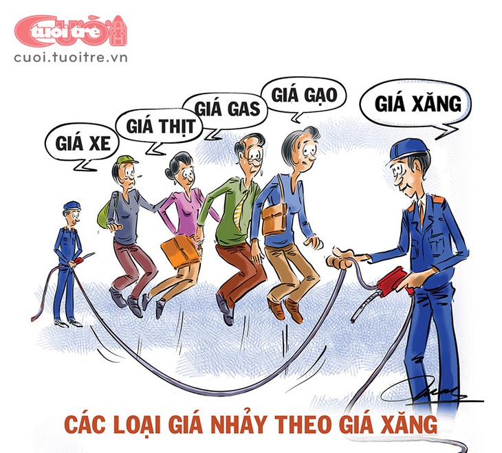 Nào ta cùng chơi&nbsp;nhảy dây - Tranh: Đỗ Minh Tuấn 