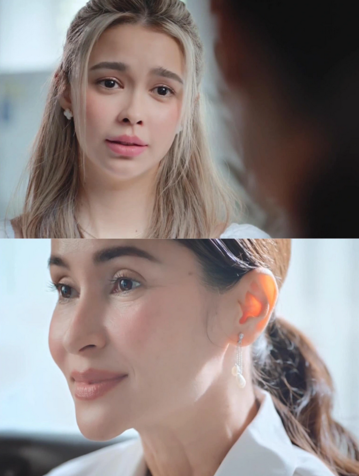 “Bé ba” Kate Karisa (trong Phản bội) vẫn giữ được “chiếc đầu lạnh”, khí chất con nhà quyền thế khi đối đầu với “bà cả” Jane Pitcha. Điểm này đã ăn đứt cô nàng Yeo Da Kyung (Han So Hee) trong Thế giới hôn nhân. 